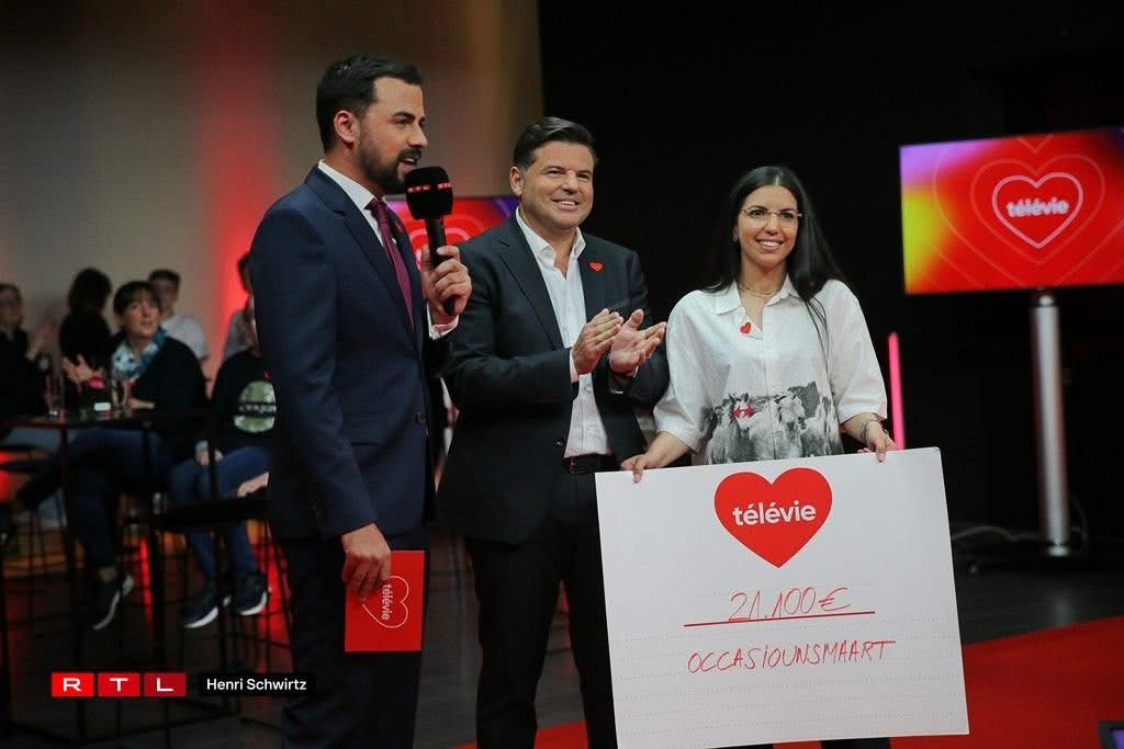 Televie - Remise du chèque de 2026 - Valeur 25.000 EUR